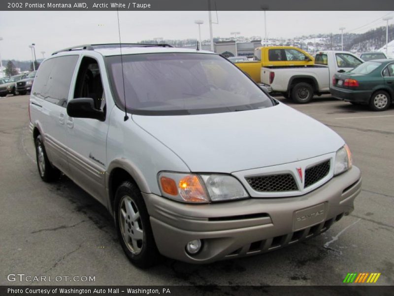 Arctic White / Taupe 2002 Pontiac Montana AWD