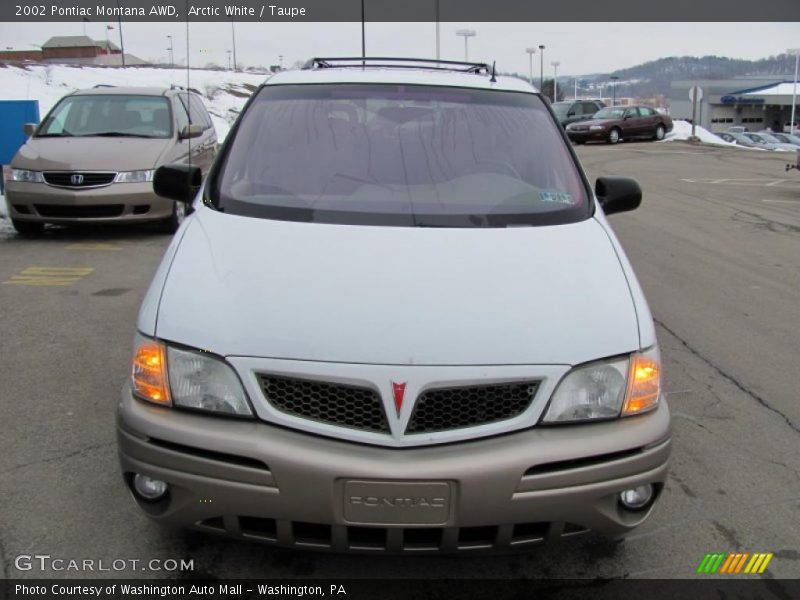 Arctic White / Taupe 2002 Pontiac Montana AWD