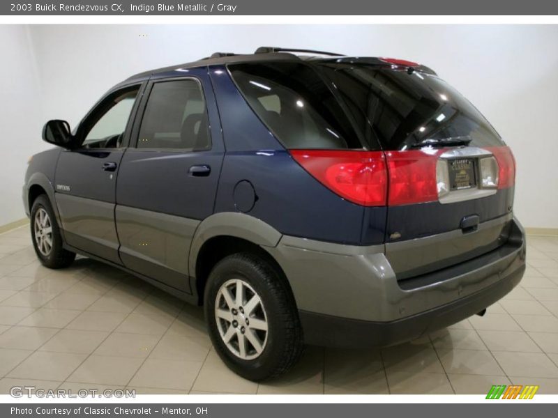 Indigo Blue Metallic / Gray 2003 Buick Rendezvous CX