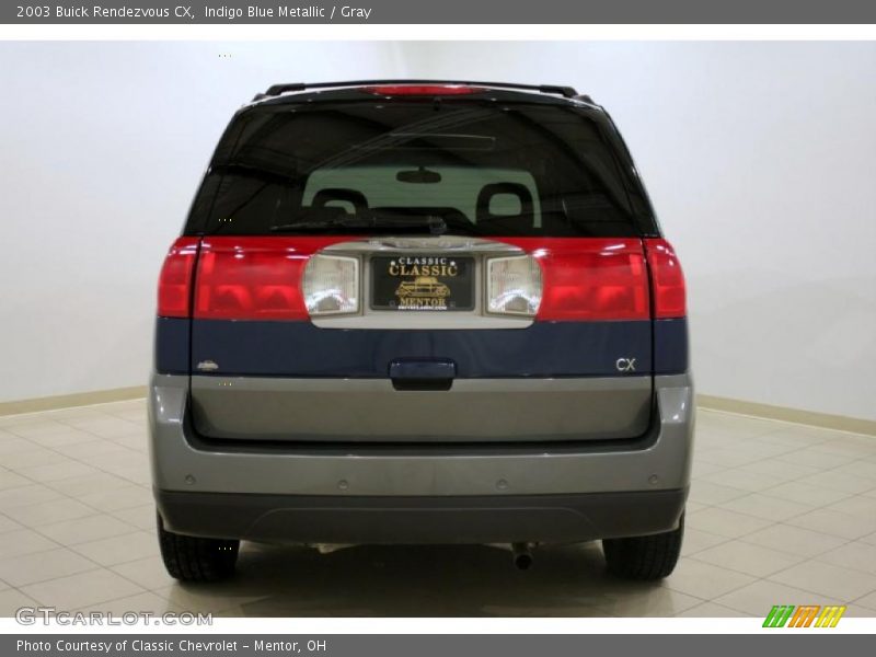 Indigo Blue Metallic / Gray 2003 Buick Rendezvous CX