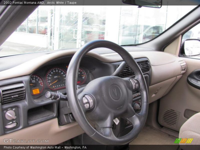 Arctic White / Taupe 2002 Pontiac Montana AWD