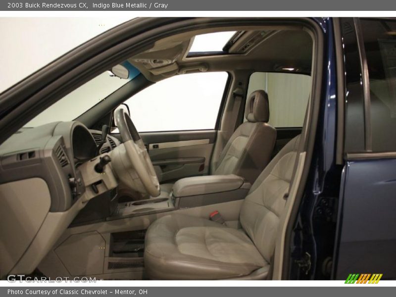 Indigo Blue Metallic / Gray 2003 Buick Rendezvous CX