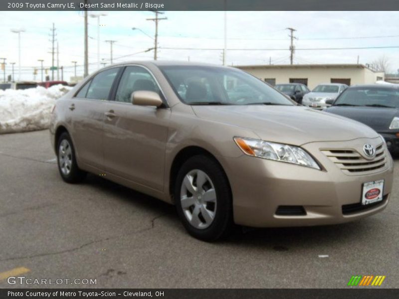 Desert Sand Metallic / Bisque 2009 Toyota Camry LE