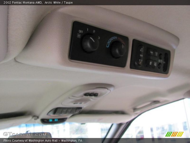 Arctic White / Taupe 2002 Pontiac Montana AWD