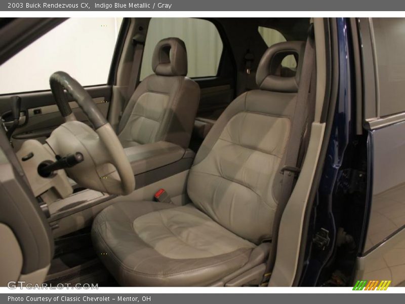 Indigo Blue Metallic / Gray 2003 Buick Rendezvous CX