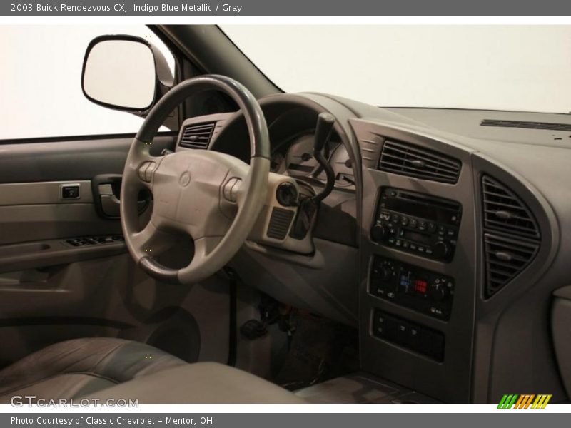 Indigo Blue Metallic / Gray 2003 Buick Rendezvous CX