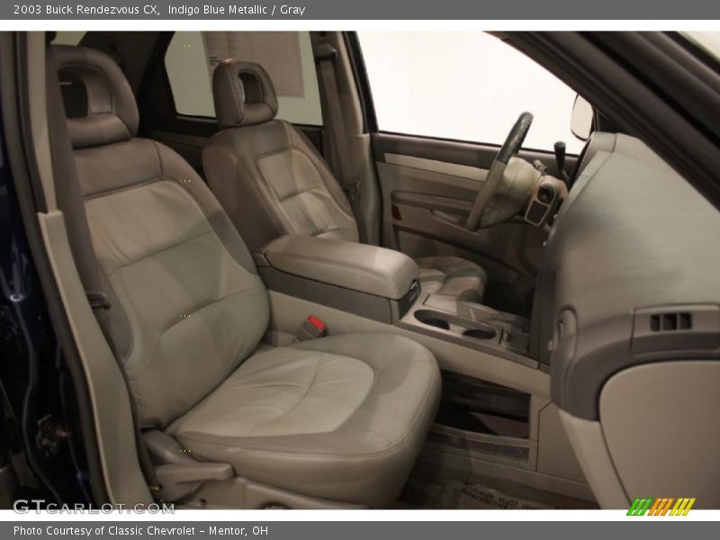 Indigo Blue Metallic / Gray 2003 Buick Rendezvous CX