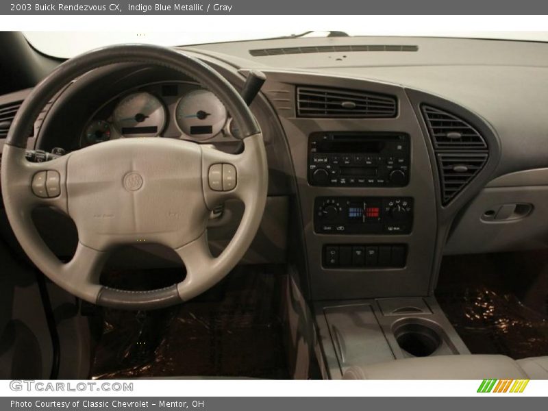 Indigo Blue Metallic / Gray 2003 Buick Rendezvous CX