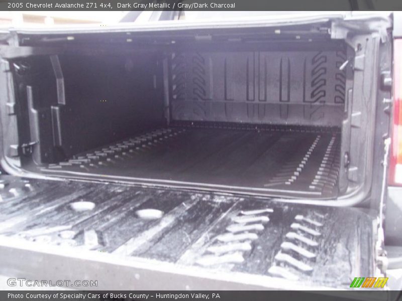 Dark Gray Metallic / Gray/Dark Charcoal 2005 Chevrolet Avalanche Z71 4x4