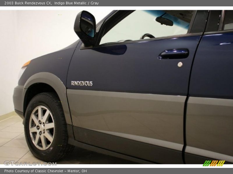 Indigo Blue Metallic / Gray 2003 Buick Rendezvous CX