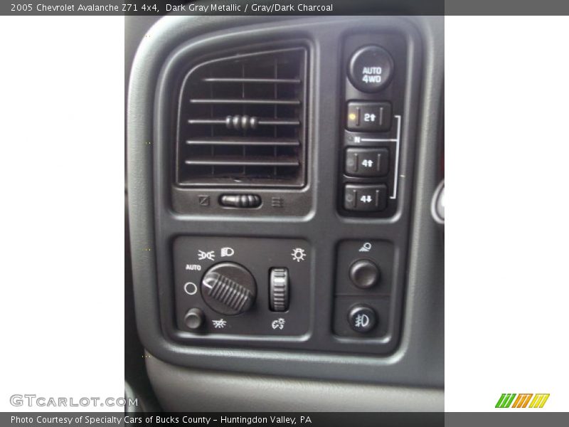 Dark Gray Metallic / Gray/Dark Charcoal 2005 Chevrolet Avalanche Z71 4x4