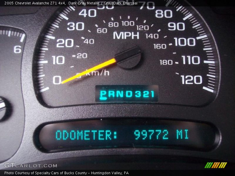 Dark Gray Metallic / Gray/Dark Charcoal 2005 Chevrolet Avalanche Z71 4x4