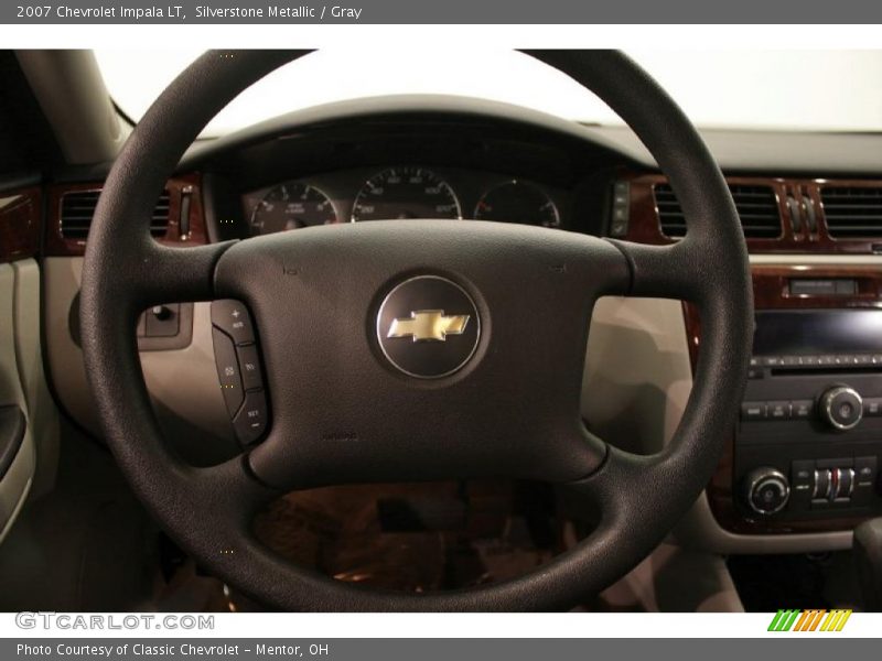 Silverstone Metallic / Gray 2007 Chevrolet Impala LT