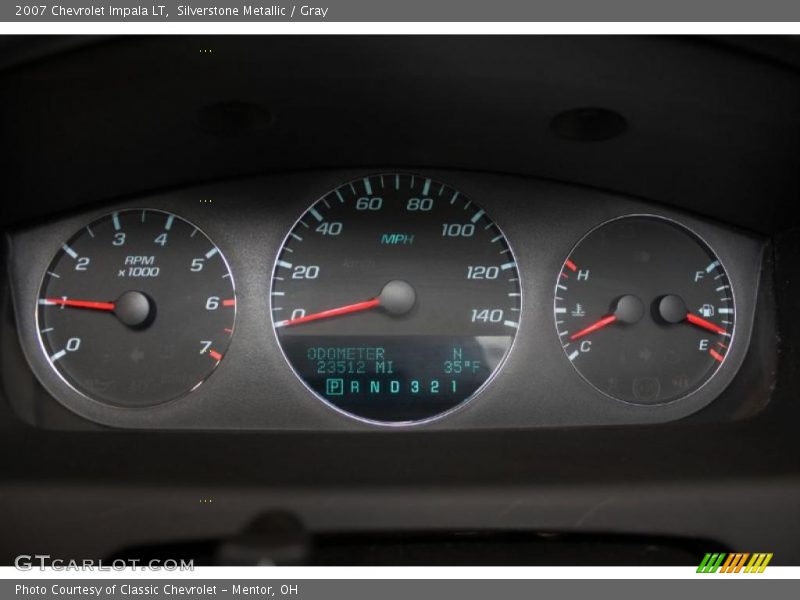 Silverstone Metallic / Gray 2007 Chevrolet Impala LT
