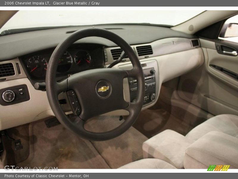 Glacier Blue Metallic / Gray 2006 Chevrolet Impala LT