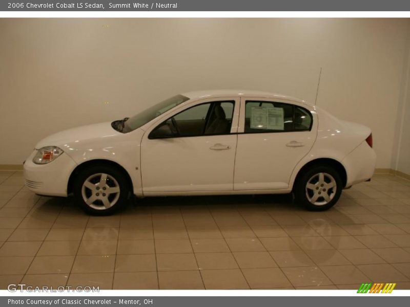 Summit White / Neutral 2006 Chevrolet Cobalt LS Sedan