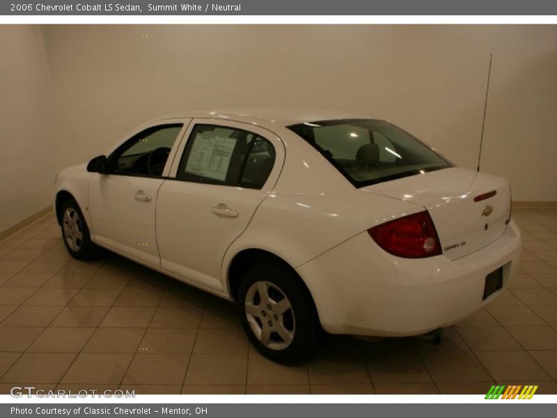 Summit White / Neutral 2006 Chevrolet Cobalt LS Sedan