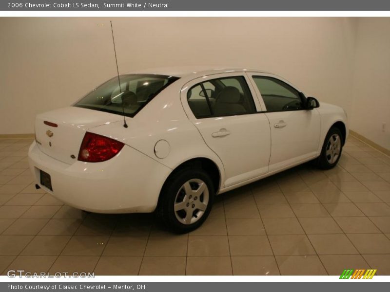 Summit White / Neutral 2006 Chevrolet Cobalt LS Sedan