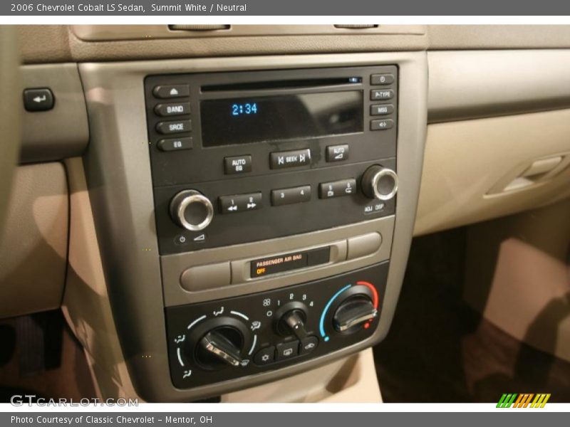 Summit White / Neutral 2006 Chevrolet Cobalt LS Sedan