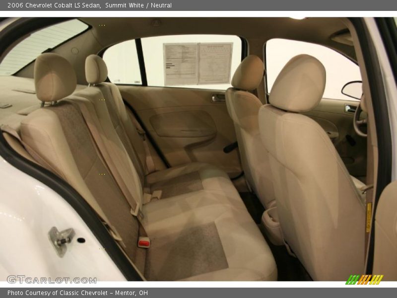 Summit White / Neutral 2006 Chevrolet Cobalt LS Sedan