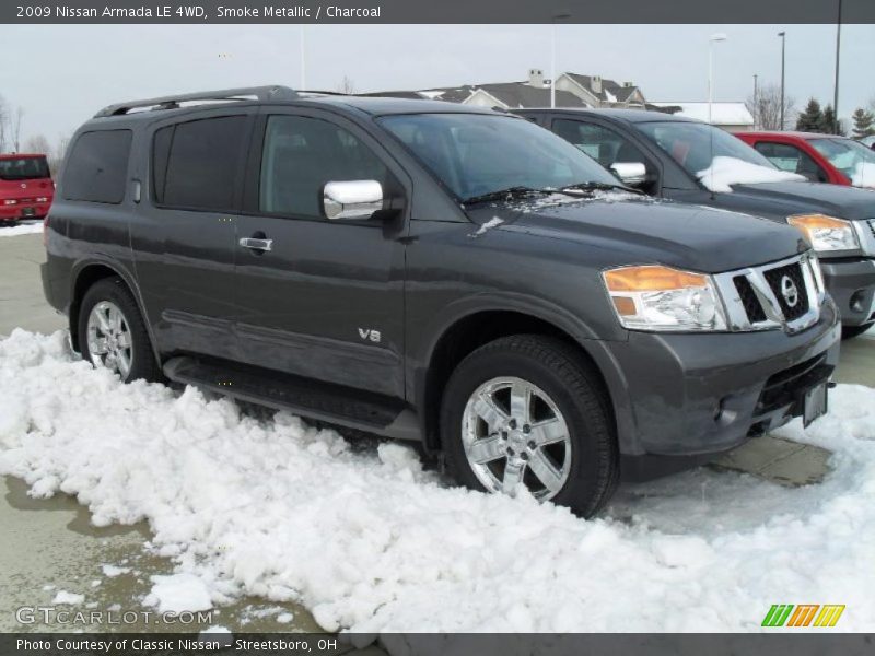Smoke Metallic / Charcoal 2009 Nissan Armada LE 4WD
