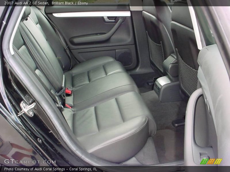 Brilliant Black / Ebony 2007 Audi A4 2.0T Sedan