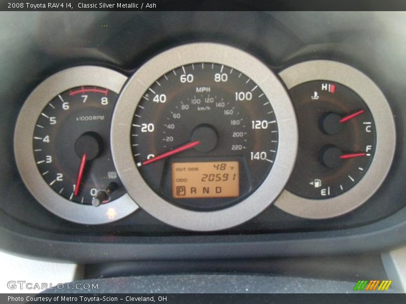Classic Silver Metallic / Ash 2008 Toyota RAV4 I4