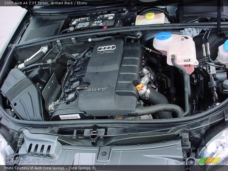 Brilliant Black / Ebony 2007 Audi A4 2.0T Sedan