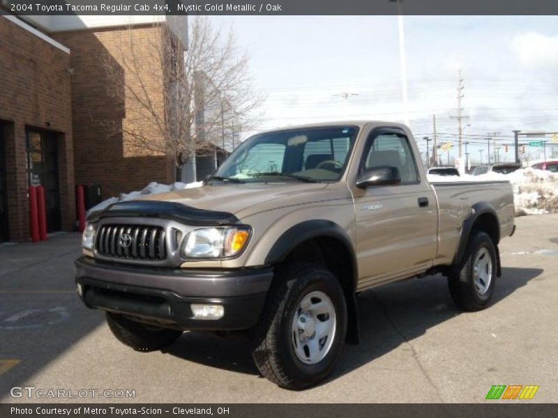 Mystic Gold Metallic / Oak 2004 Toyota Tacoma Regular Cab 4x4