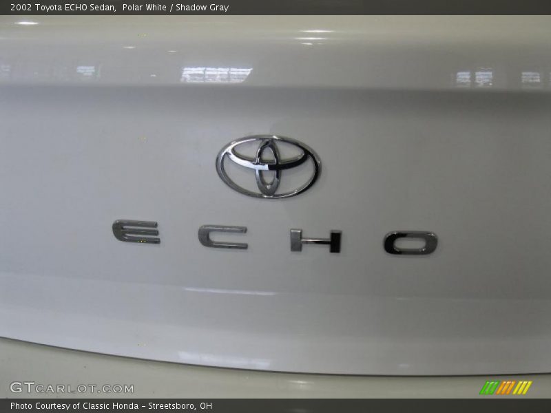 Polar White / Shadow Gray 2002 Toyota ECHO Sedan