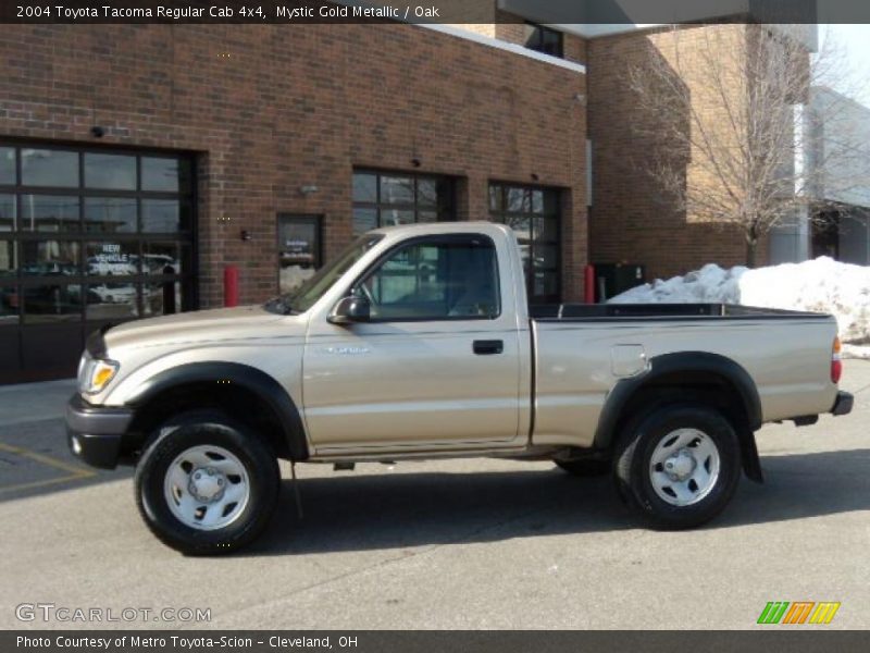 Mystic Gold Metallic / Oak 2004 Toyota Tacoma Regular Cab 4x4