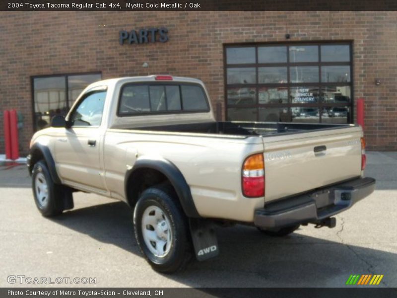 Mystic Gold Metallic / Oak 2004 Toyota Tacoma Regular Cab 4x4
