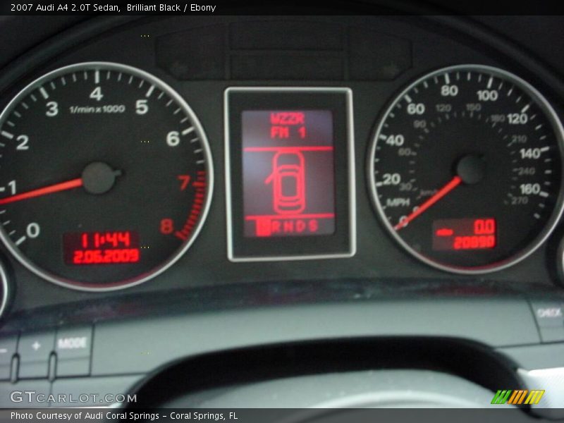 Brilliant Black / Ebony 2007 Audi A4 2.0T Sedan