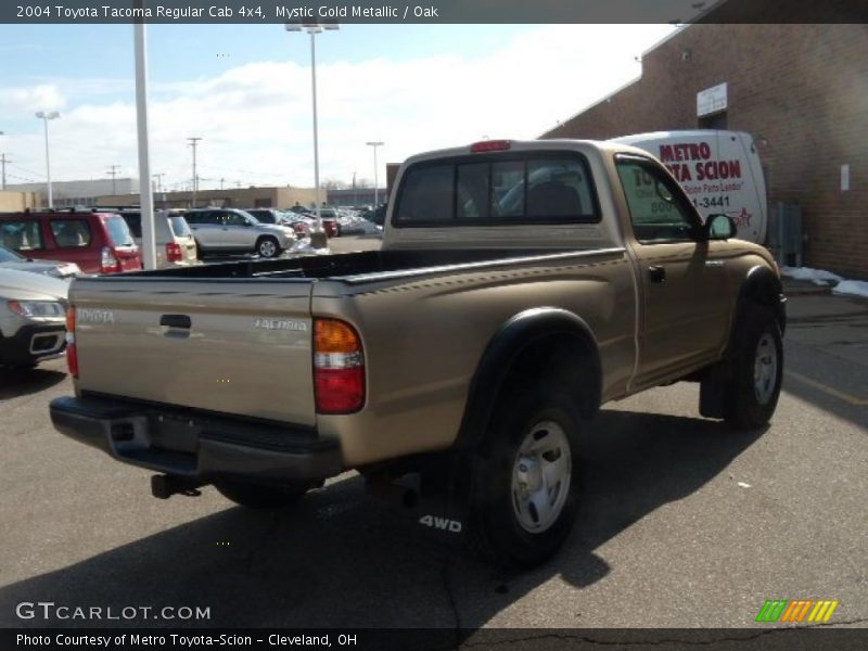 Mystic Gold Metallic / Oak 2004 Toyota Tacoma Regular Cab 4x4