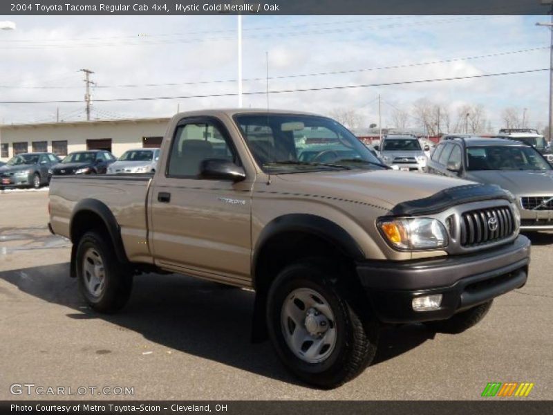 Mystic Gold Metallic / Oak 2004 Toyota Tacoma Regular Cab 4x4