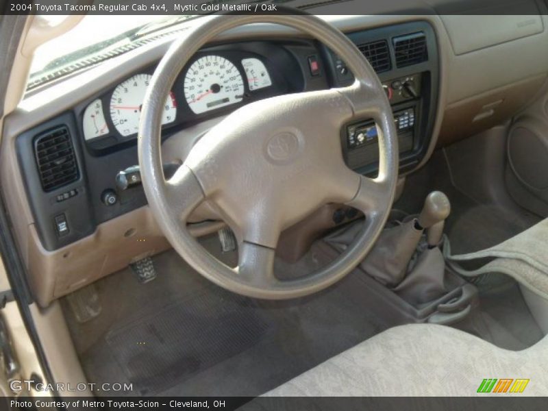 Mystic Gold Metallic / Oak 2004 Toyota Tacoma Regular Cab 4x4