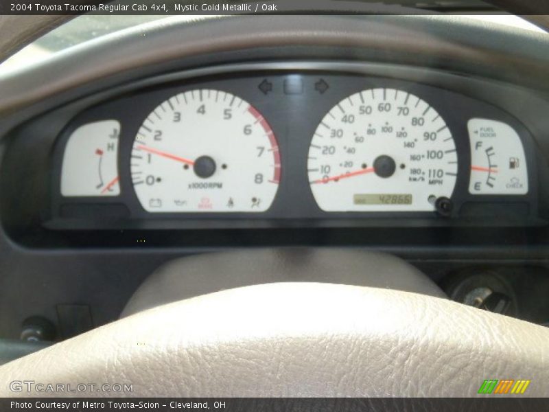 Mystic Gold Metallic / Oak 2004 Toyota Tacoma Regular Cab 4x4