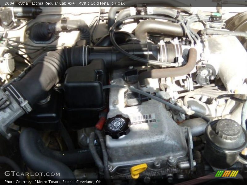 Mystic Gold Metallic / Oak 2004 Toyota Tacoma Regular Cab 4x4