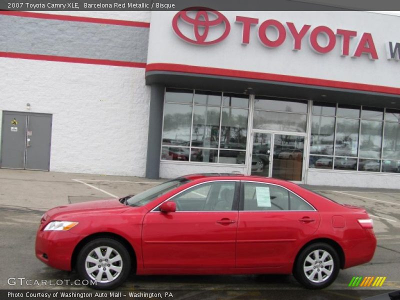 Barcelona Red Metallic / Bisque 2007 Toyota Camry XLE