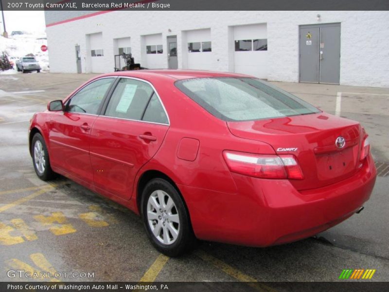 Barcelona Red Metallic / Bisque 2007 Toyota Camry XLE