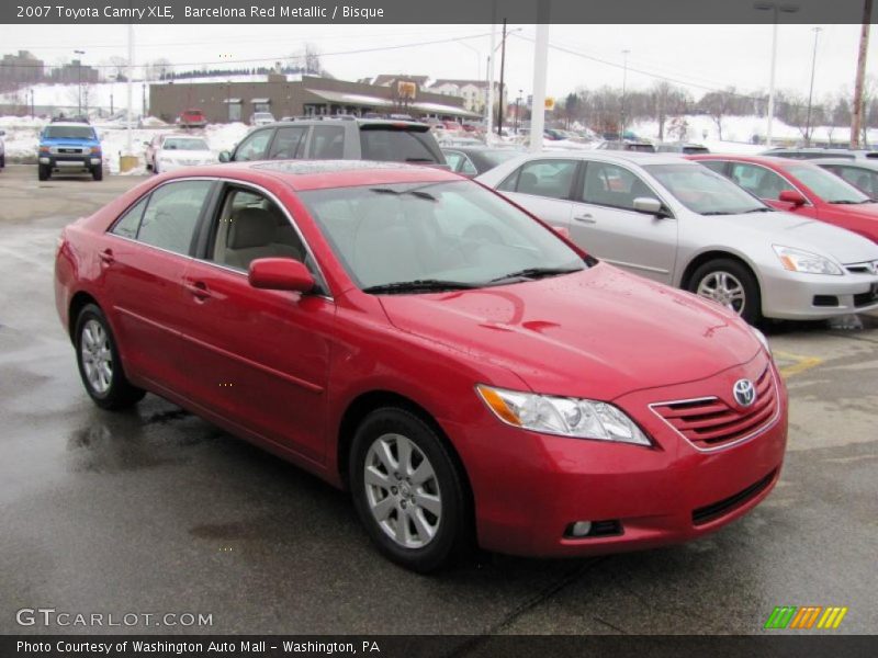 Barcelona Red Metallic / Bisque 2007 Toyota Camry XLE