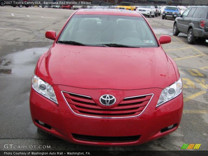 Barcelona Red Metallic / Bisque 2007 Toyota Camry XLE