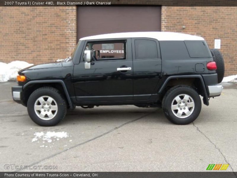 Black Diamond / Dark Charcoal 2007 Toyota FJ Cruiser 4WD