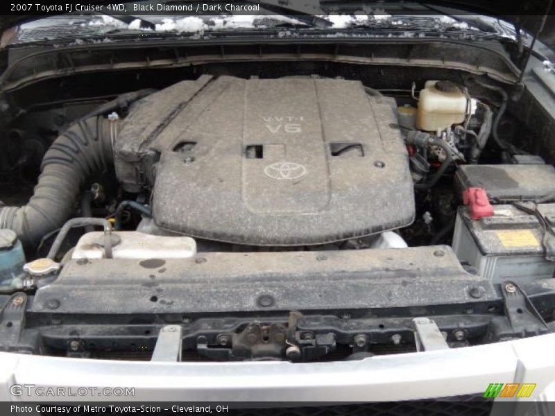 Black Diamond / Dark Charcoal 2007 Toyota FJ Cruiser 4WD