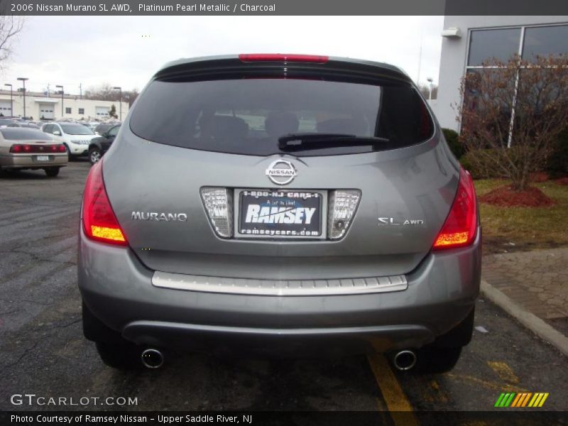 Platinum Pearl Metallic / Charcoal 2006 Nissan Murano SL AWD