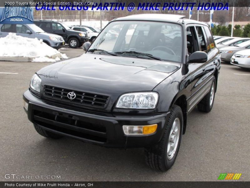 Black / Gray 2000 Toyota RAV4 L Special Edition