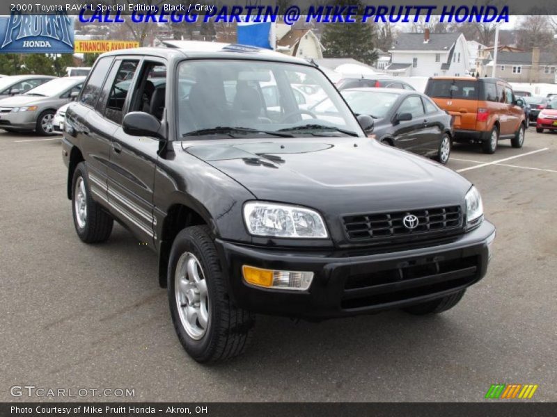 Black / Gray 2000 Toyota RAV4 L Special Edition