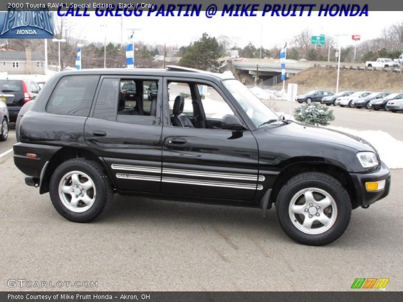 Black / Gray 2000 Toyota RAV4 L Special Edition