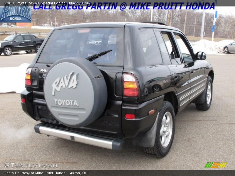 Black / Gray 2000 Toyota RAV4 L Special Edition