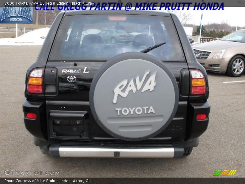 Black / Gray 2000 Toyota RAV4 L Special Edition